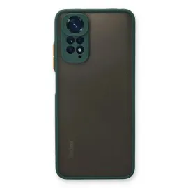Newface Xiaomi Redmi Note 11 Kılıf Montreal Silikon Kapak - Yeşil