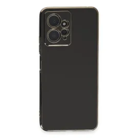 Newface Xiaomi Redmi Note 12 4G Kılıf Volet Silikon - Siyah