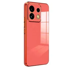 Newface Xiaomi Redmi Note 13 4G Kılıf Volet Silikon - Kırmızı