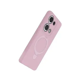 Newface Xiaomi Redmi Note 13 Pro 4G Regal Magsafe Standlı Kapak - Açık Pembe