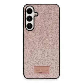 Onegif Samsung Galaxy A25 5G Bright Simli Kapak - Pembe