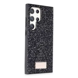Onegif Samsung Galaxy S24 Ultra Bright Simli Kapak - Siyah