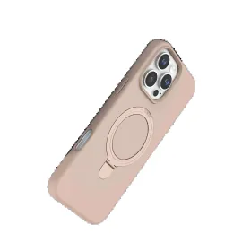 Newface Apple Iphone 16 Pro Regal Magsafe Standlı Kapak - Çöl Titanyum