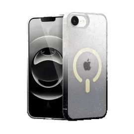 Newface Apple Iphone 16E Pummel Shiny Magsafe Kapak - Siyah