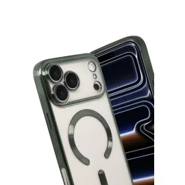 Newface Apple Iphone 17 Pro Kross Magneticsafe Kapak - Koyu Yeşil