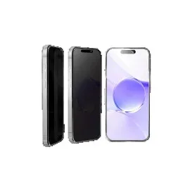 Newface Apple Iphone 17 Pro Max Bilvis 5In1 5D Magic Hayalet Cam Ekran Koruyucu - Siyah