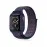 Newface Apple Watch 38Mm Hasırlı Cırtcırtlı Kasalı Kordon - Lacivert-Mürdüm