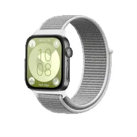 Newface Huawei Fit 4 Hasırlı Cırtcırtlı Kordon - Beyaz