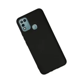 Newface İnfinix Hot 10 Play Kılıf Nano Içi Kadife Silikon - Siyah