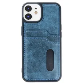 Newface Iphone 11 Kılıf Sara Kartvizitli Deri Kılıf - Lacivert