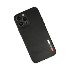 Newface Iphone 13 Pro Kılıf Loop Deri Silikon - Siyah