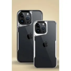 Newface Iphone 15 Pro Kılıf Boyi Silikon Kapak - Siyah