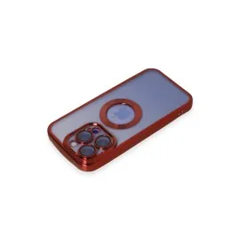 Newface Iphone 15 Pro Max Kılıf Slot Silikon - Kırmızı