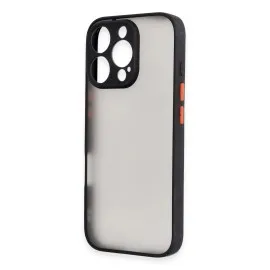 Newface Iphone 16 Pro Max Kılıf Montreal Silikon Kapak - Siyah