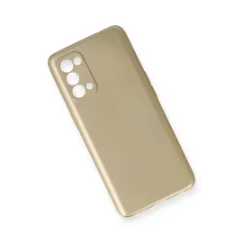 Newface Oppo Reno 5 Pro Kılıf First Silikon - Gold