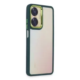 Newface Realme C55 Kılıf Dora Kapak - Haki Yeşil