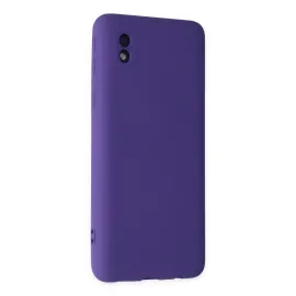 Newface Samsung Galaxy A01 Core Kılıf Nano Içi Kadife Silikon - Mor