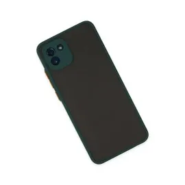 Newface Samsung Galaxy A03 Kılıf Montreal Silikon Kapak - Yeşil