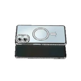 Newface Samsung Galaxy A07 4G Joke Simli Magneticsafe Kılıf - Siyah