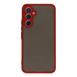Newface Samsung Galaxy A54 5G Kılıf Montreal Silikon Kapak - Kırmızı