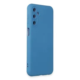 Newface Samsung Galaxy M14 5G Kılıf Nano Içi Kadife Silikon - Mavi