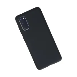 Newface Samsung Galaxy S20 Kılıf Nano Içi Kadife Silikon - Lacivert