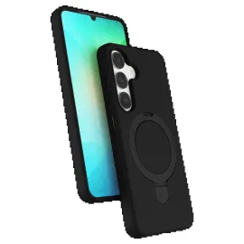 Newface Samsung Galaxy S25 Regal Magsafe Standlı Kapak - Siyah