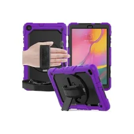 Newface Samsung Galaxy T510 Tab A 10.1 Kılıf Pars Tablet Kapak - Mor