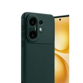 Newface Vivo X200 Fe Auto Focus Karbon Kapak - Koyu Yeşil