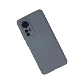 Newface Xiaomi Mi 12 Kılıf Nano Içi Kadife Silikon - Gri
