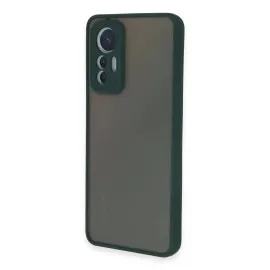 Newface Xiaomi Mi 12 Lite Kılıf Montreal Silikon Kapak - Yeşil