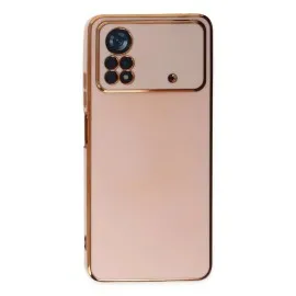 Newface Xiaomi Poco X4 Pro 5G Kılıf Volet Silikon - Pembe