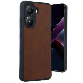Newface Xiaomi Poco X7 Pro Kılıf Aras Deri Kapak - Taba