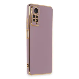 Newface Xiaomi Redmi Note 12 Pro 4G Kılıf Volet Silikon - Mor