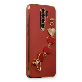 Newface Xiaomi Redmi Note 8 Pro Kılıf Esila Silikon - Kırmızı