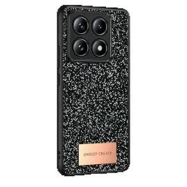 Onegif Xiaomi Mi 14T Pro Bright Simli Kapak - Siyah