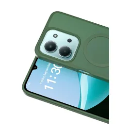 Joko Xiaomi Redmi 15C 4G Jota Magsafe Kapak - Koyu Yeşil