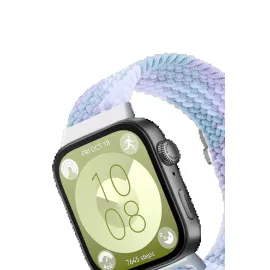 Newface Huawei Fit 4 Star Kordon - Lila-Beyaz