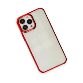 Newface Iphone 13 Pro Kılıf Element Silikon - Kırmızı