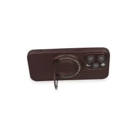 Newface Iphone 13 Pro Kılıf Lukka Magneticsafe Kapak - Kahverengi