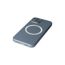 Newface Iphone 14 Plus Kılıf Jack Magneticsafe Lens Silikon - Sierra Blue