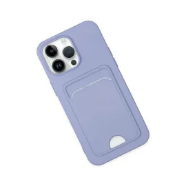 Newface Iphone 14 Pro Kılıf Kelvin Kartvizitli Silikon - Lila