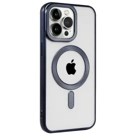 Newface Iphone 15 Pro Max Kılıf Kronos Magsafe Kapak - Lacivert