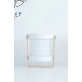 Newface Jp-Dld Kamp Lambası Görünümlü Dekoratif Gece Lambası - Beyaz