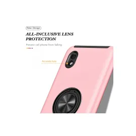 Newface Samsung Galaxy A01 Core Kılıf Elit Yüzüklü Kapak - Pembe