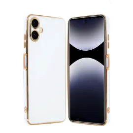 Newface Samsung Galaxy A06 Kılıf Volet Silikon - Beyaz