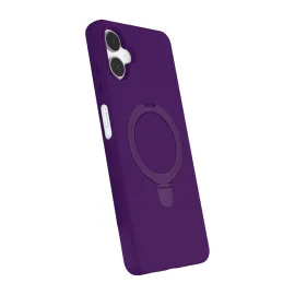 Newface Samsung Galaxy A06 Regal Magsafe Standlı Kapak - Derin Mor