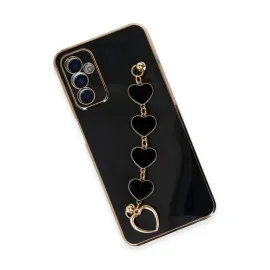 Newface Samsung Galaxy A14 4G Kılıf Esila Silikon - Siyah