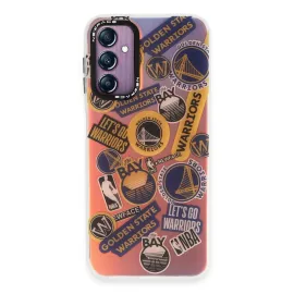 Newface Samsung Galaxy A14 4G Kılıf Estoril Desenli Kapak - Estoril - 13