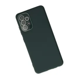 Newface Samsung Galaxy A33 5G Kılıf Lansman Glass Kapak - Koyu Yeşil